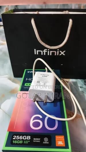 ইনফিনিক্স হট ৬০ প্রো+ ২৫৬ জিবি গ্রাফাইট