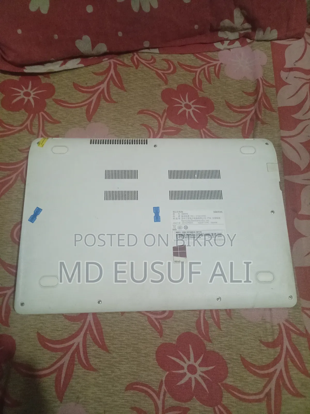 Laptop Samsung 8GB Intel Core i7 SSD 256GB