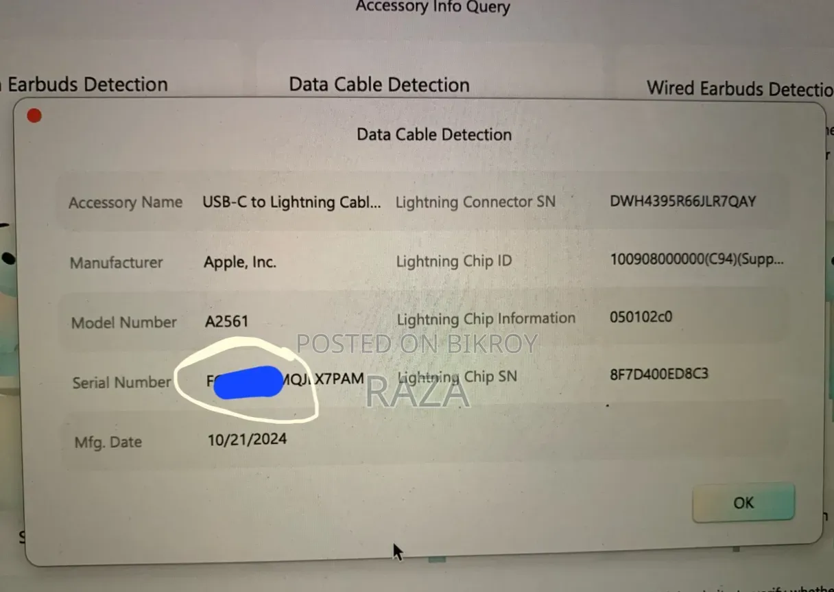 iPhone 14 Pro Max Box Cable