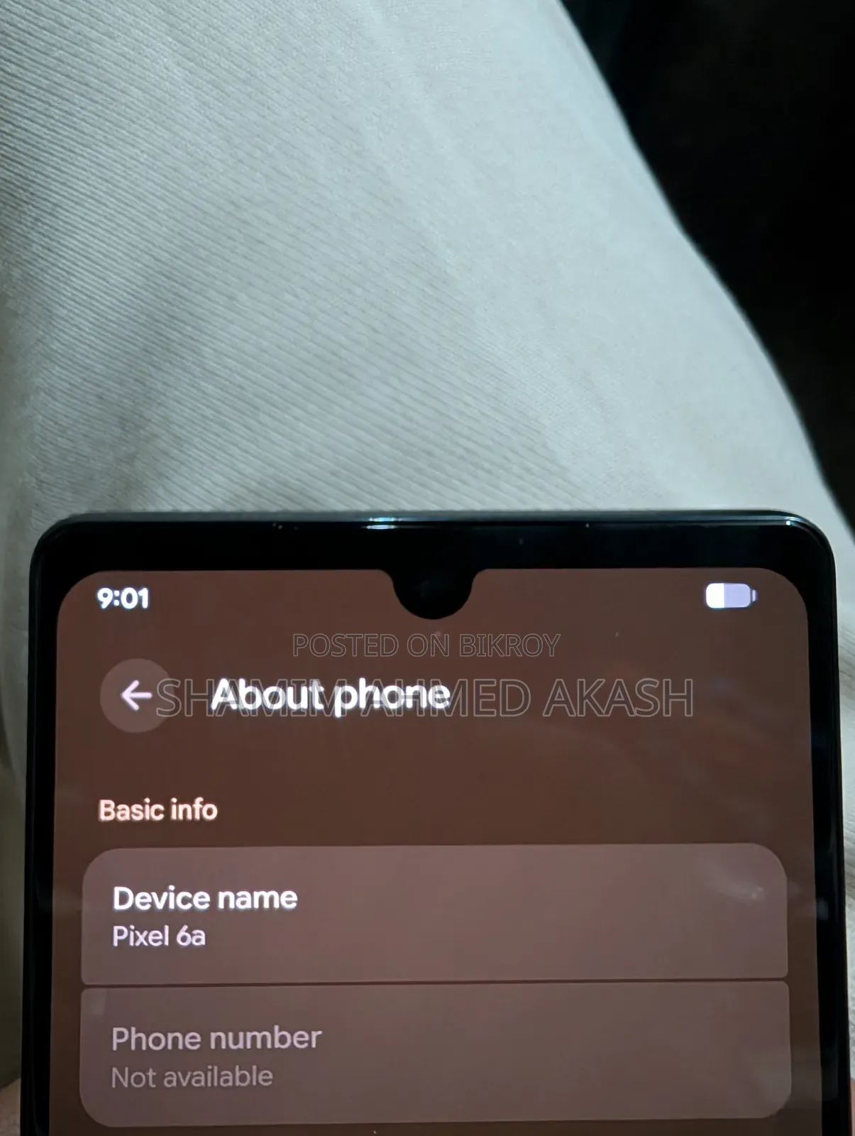 Google Pixel 6a 128 GB White