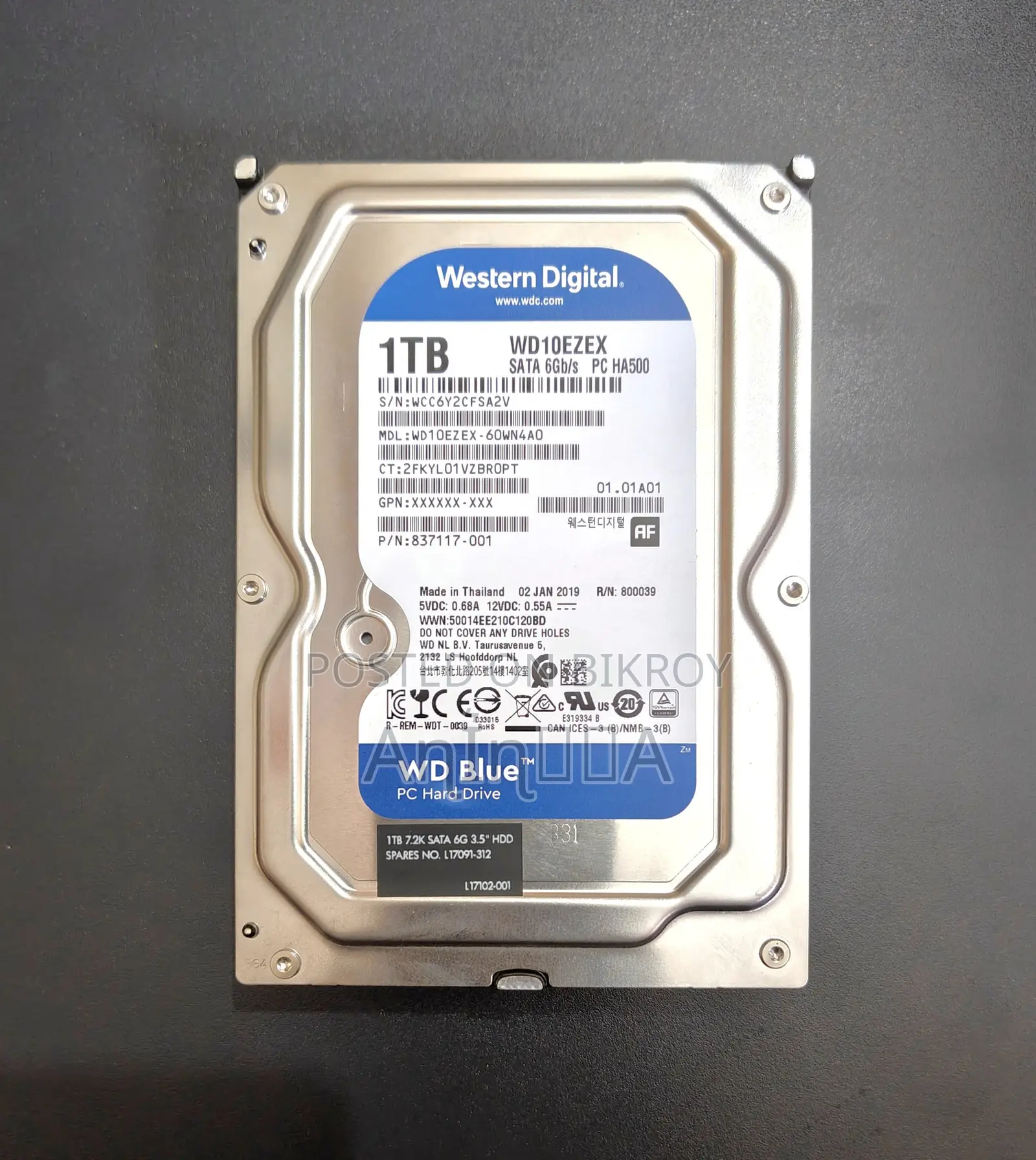 Western Digital Blue 1TB HDD