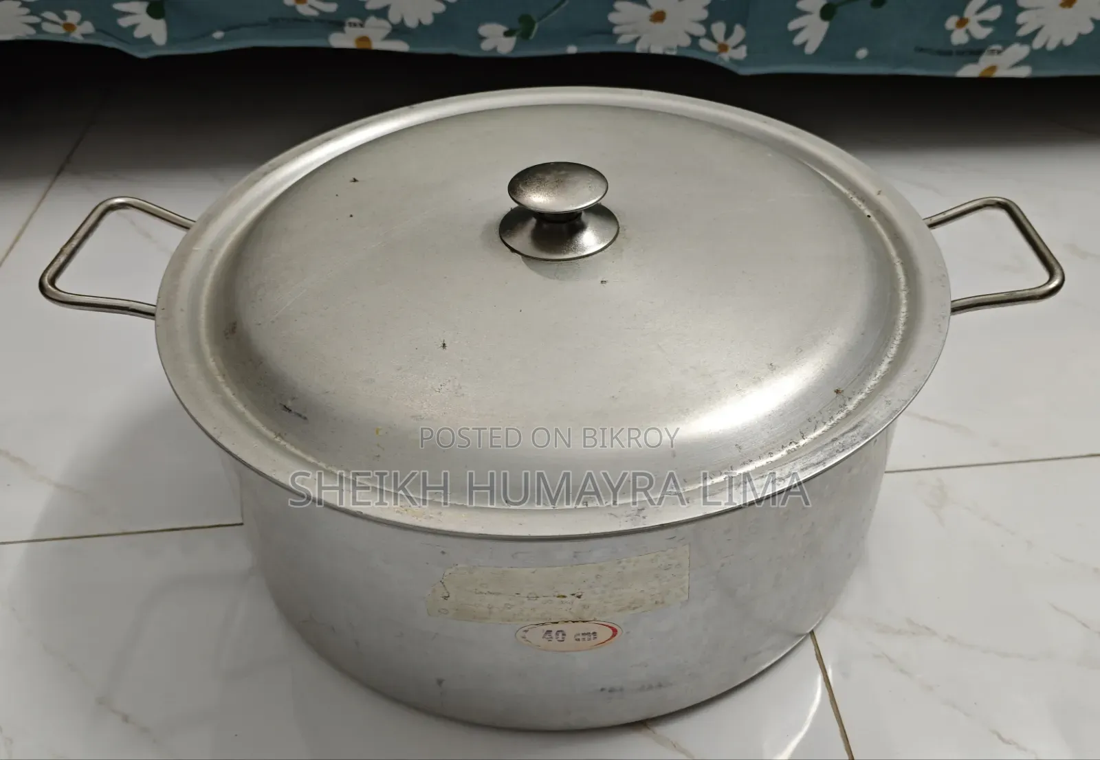 Aluminium Cooking Pot with Lid for Sale