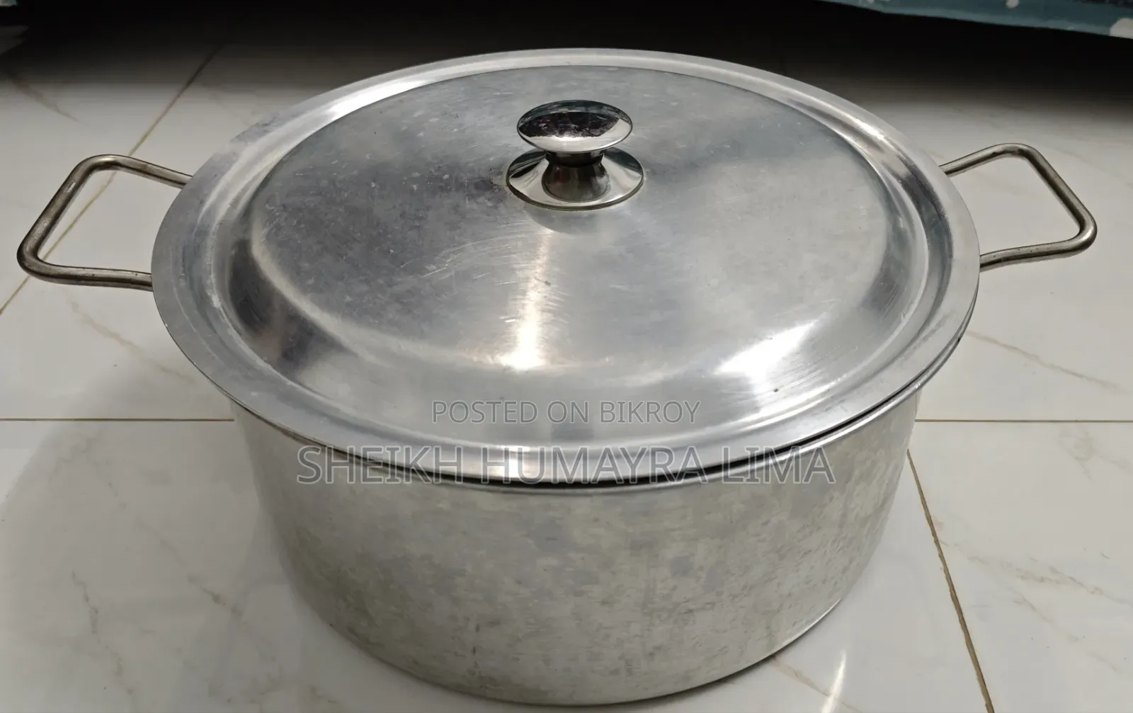 Aluminium Cooking Pot with Lid for Sale