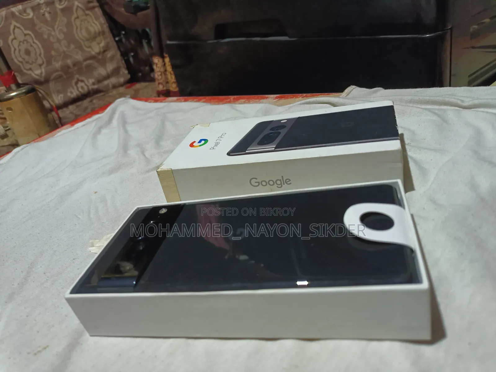 গুগল পিক্সেল ৭ প্রো ১২৮ জিবি ব্ল্যাক