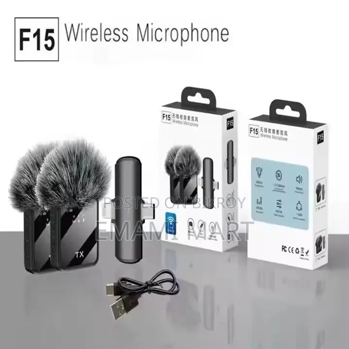 F15-2 New 2Mic Special Wireless Portable Microphone Reduction Reverb M