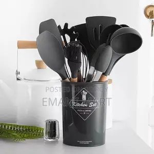 Silicone Cooking Utensil Set,12pcs Silicone Cooking Kitchen Utensils S