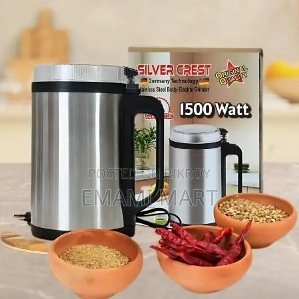 1500 Watt Germany Technology Silver Crest Stainless Steel Electric Min
