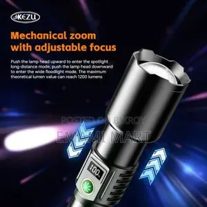 High Super Powerful Led Flashlight High Power Torch Light Rechargeable