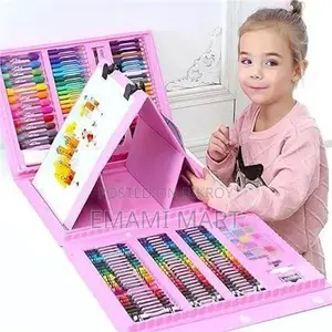 TOMMYHOME Drawing Kit 208PCS Deluxe Colouring Art Set for Kids 6-12 Dr