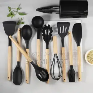 12-Piece Silicone Spatula Set – Heat-Resistant, Non-Stick Kitchen Uten