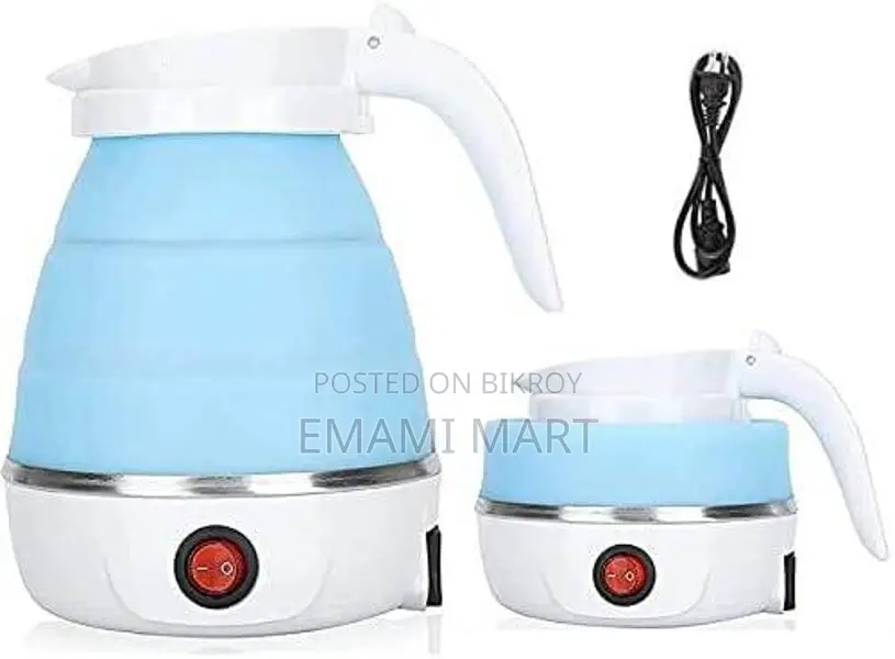 Electric Travelling Folding Kettle Silicone Foldable Water Kettles Com