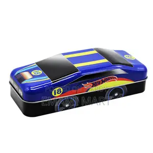 Car Shape Pencil Box with Book Reading Stand and Three Level of Storag