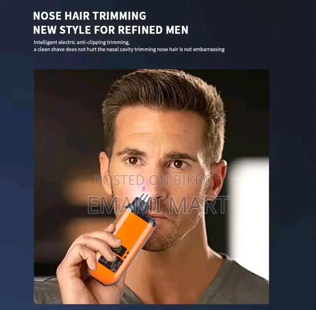 Portable Electric Ear and Nose Trimmer USB Rechargeable Electric Nose 