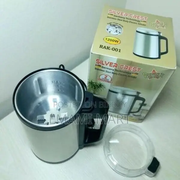 Silver Crest Stainless Steel Electric Mini Grinder 3200 Watt