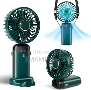 Hand Held Fan,Portable Handheld USB Rechargeable Fans with 5 Speeds