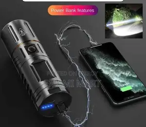 High Powered Multipurpose Flashlight - Whixant 2000 High Lumen Type-C 