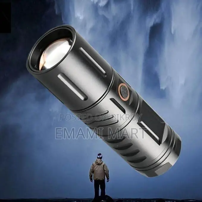 LED Tactical Portable Flashlight Light - 200000 High Lumens