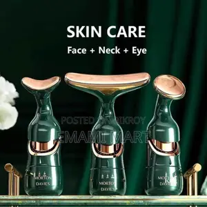 3 in 1 Anti Wrinkles Face Neck Eyes Massager,Vibration Facial Massager