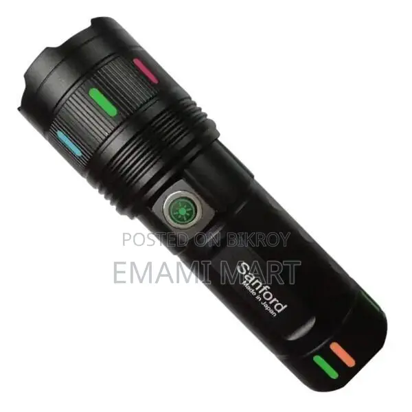 Sanford Super Bright Flashlight – White Laser LED Made in Japan 18650m