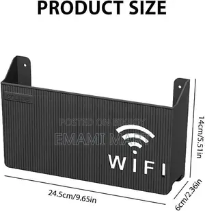 WiFi Router Storage Box,Wall Mount,Living Room TV Wall Storage Rack Se