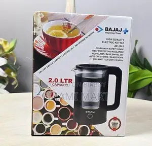 Bajaj AE1881 Double Layer Electric Glass Kettle - 2 Liter - Black fast