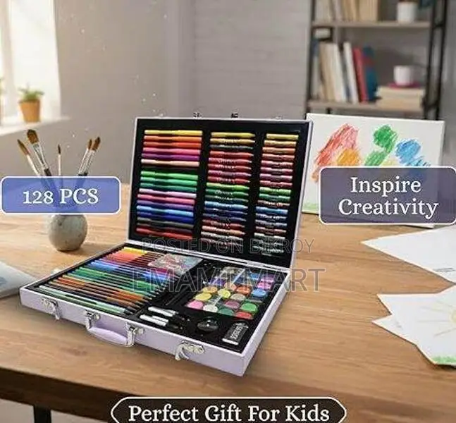 Unicorn Art Set for Kids | Deluxe Coloring & Drawing Kit with Crayons,