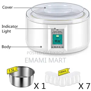 1.5L Electric Yogurt Maker (Doi Maker)，Automatic Multifunction Yogurt 