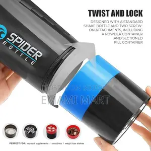 Protein Shaker Bottle 500ml With Extra Compartment