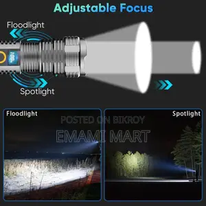 Luteti Flashlights LED High Lumens Rechargeable, 250000 Lumens Super B