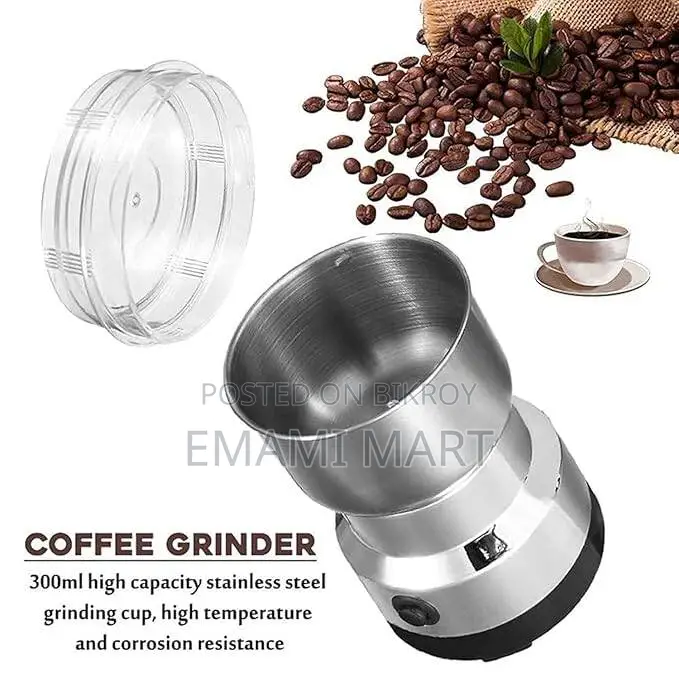 Nima Electric Spice & Coffee Bean Grinder. 4 Blade Stainless Steel Min