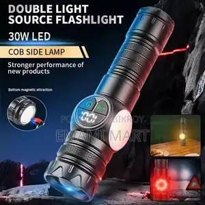 Portable Flashlight, Powerful LED Light, Eco-friendly, Lithium Battery