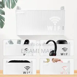 WiFi Router Storage Box Shelf Wall WLAN Router Box Hide Wall Hangings 