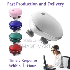 Scalp Head Hair Massager, Electric Waterproof Massager, Red Light Ther