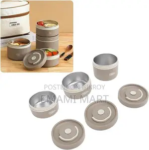 Insulated Lunch Box, Portable Stainless Steel Food Container with Bag,