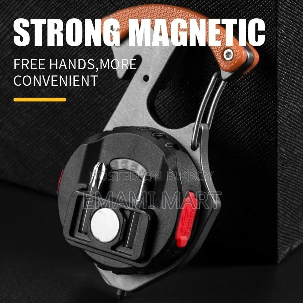 Multi-function LED Keychain Lights USB Charging Mini Screwdriver Hamme