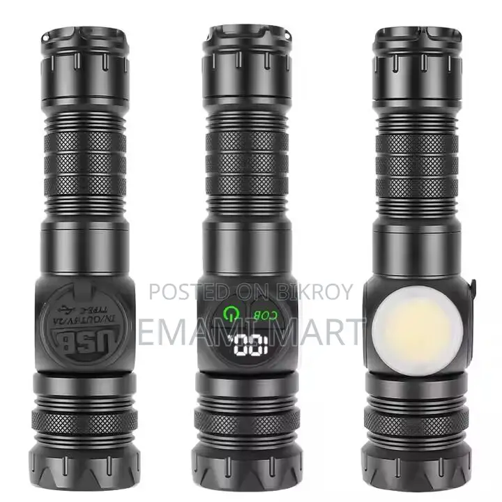 COB LED that energizes Lots of Brightness and Long Hours Rechargeable 