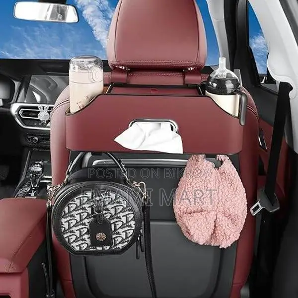 HALOYIVGO Car Seat Back Organizer - Stylish & Functional Storage for F