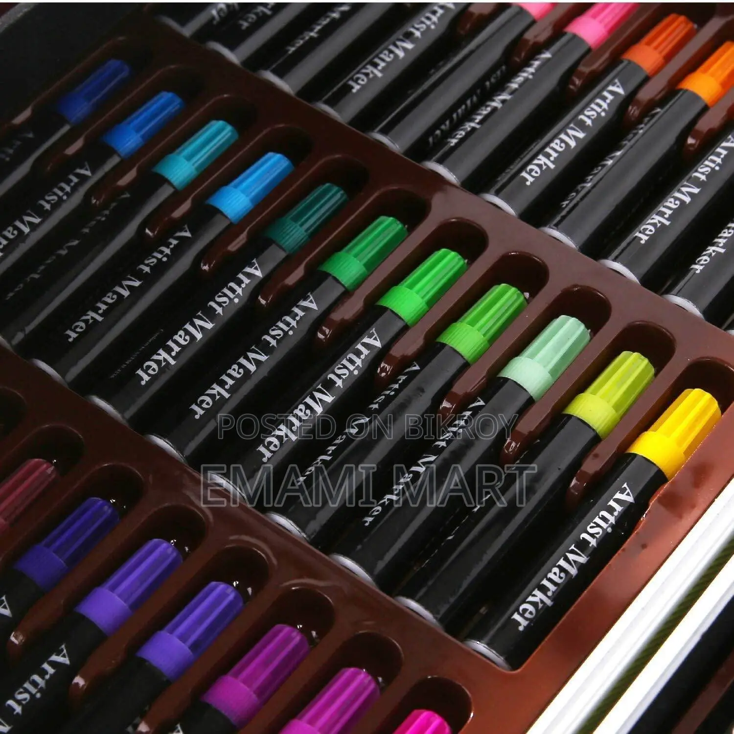145pcs, Art Supplies Set, Drawing Supplies with Portable Aluminum Case