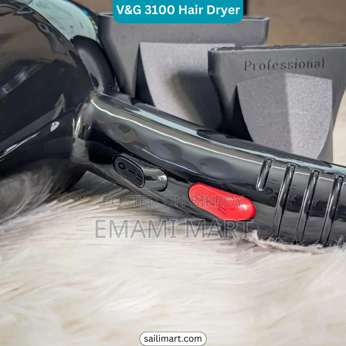V&G Professional HAIR DRYER PRO 3100 - 3200 AC motor | Extra Power 200