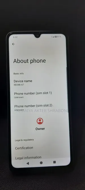 New Xiaomi Redmi A7 64 GB Red