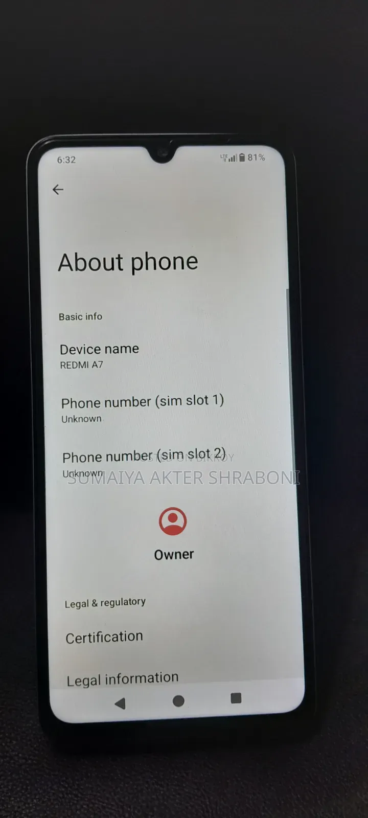 New Xiaomi Redmi A7 64 GB Red