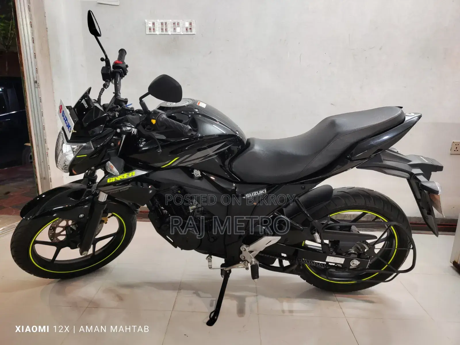 New Suzuki Gixxer 2026 Black
