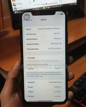 Apple iPhone X 64 GB Black