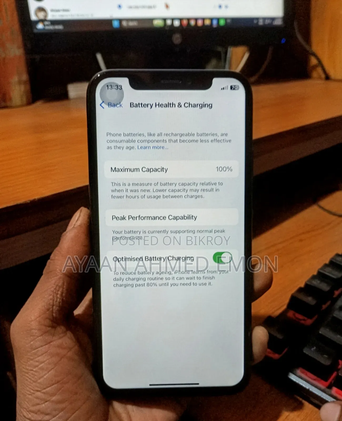 Apple iPhone X 64 GB Black
