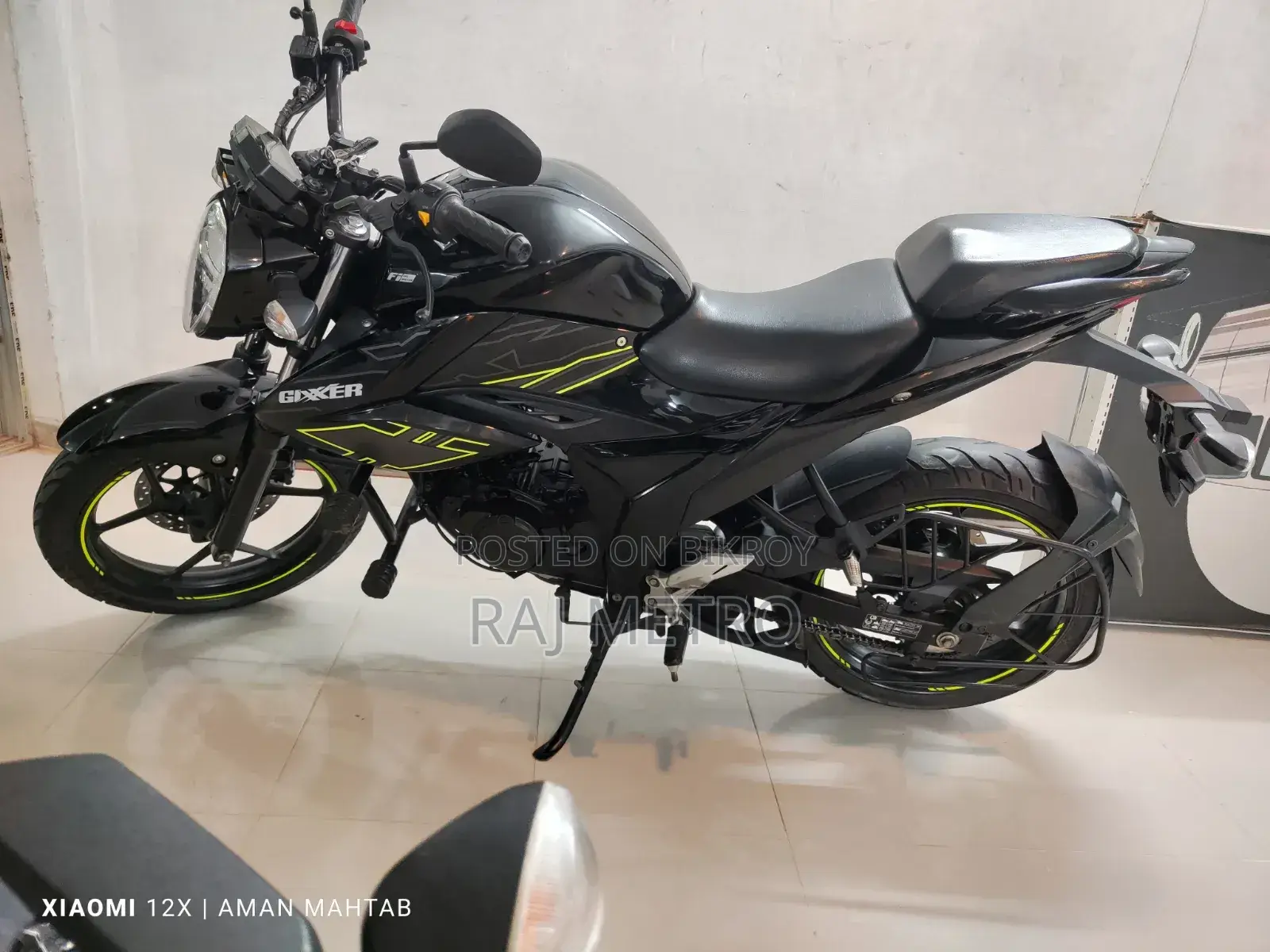 Suzuki Gixxer 2025 Black