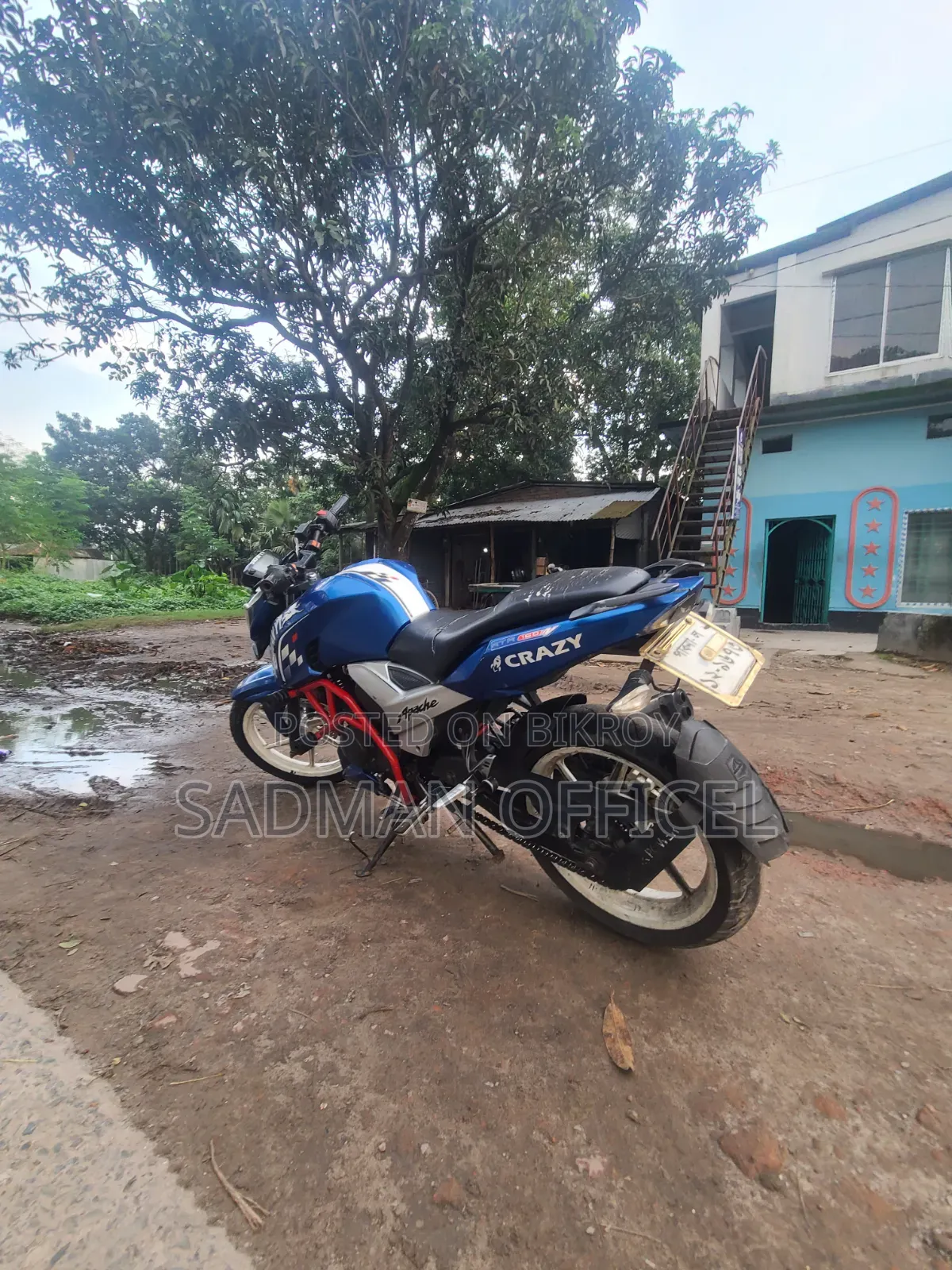 TVS Apache RTR 160 4V 2021 Blue