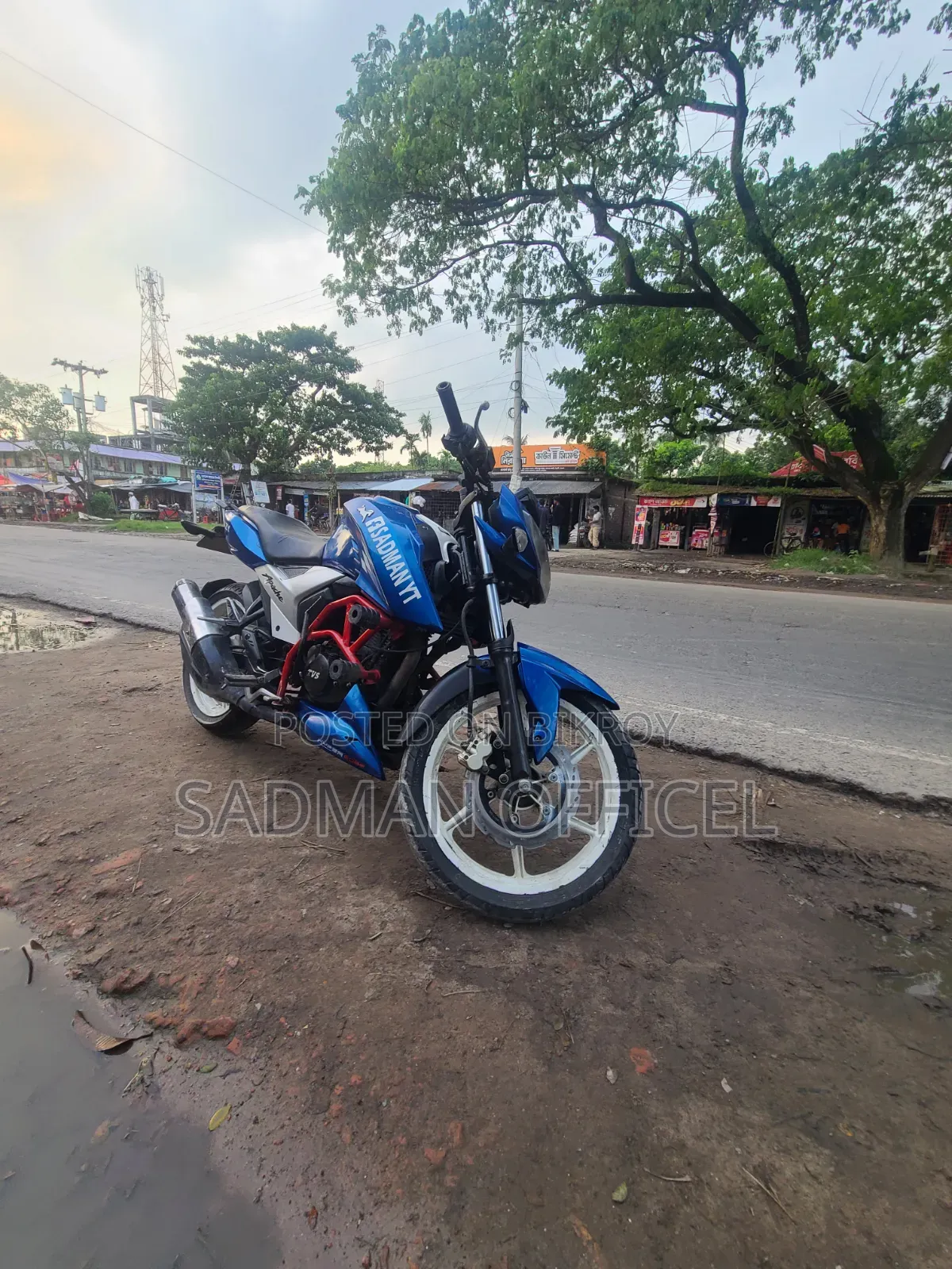 TVS Apache RTR 160 4V 2021 Blue