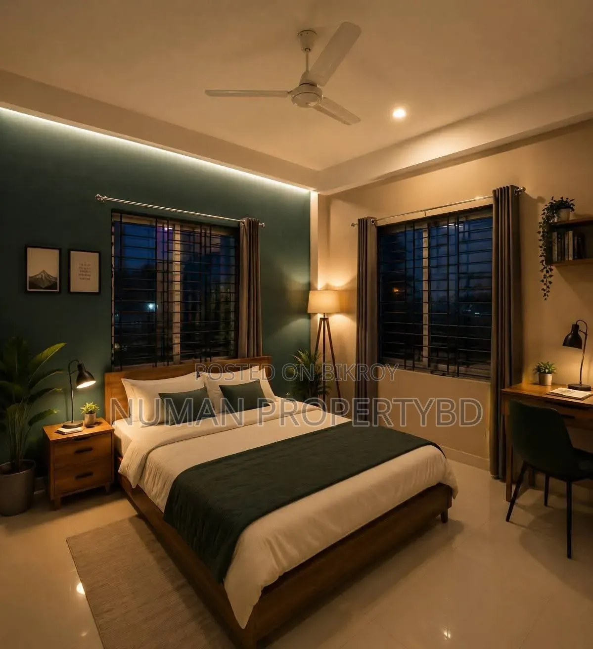 Furnished 3-Bedroom Apartment in Numan Property Bd, Basundhara for Rent