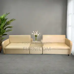 Sofa 4 seater with side table