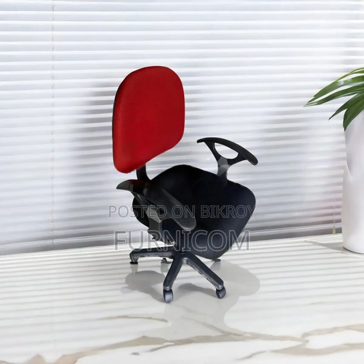 Office Chair Red & Blue (Fcbfc 10) - Chair